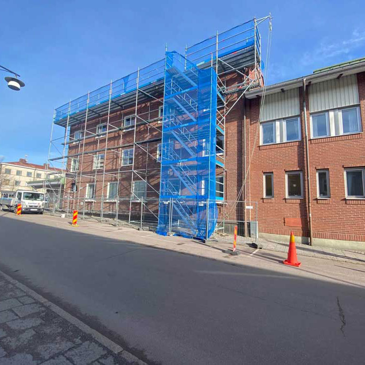 Ställning byggnad