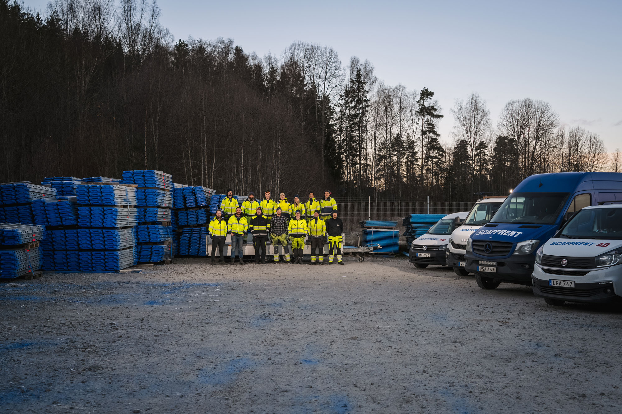 Medarbetare från ScaffRent