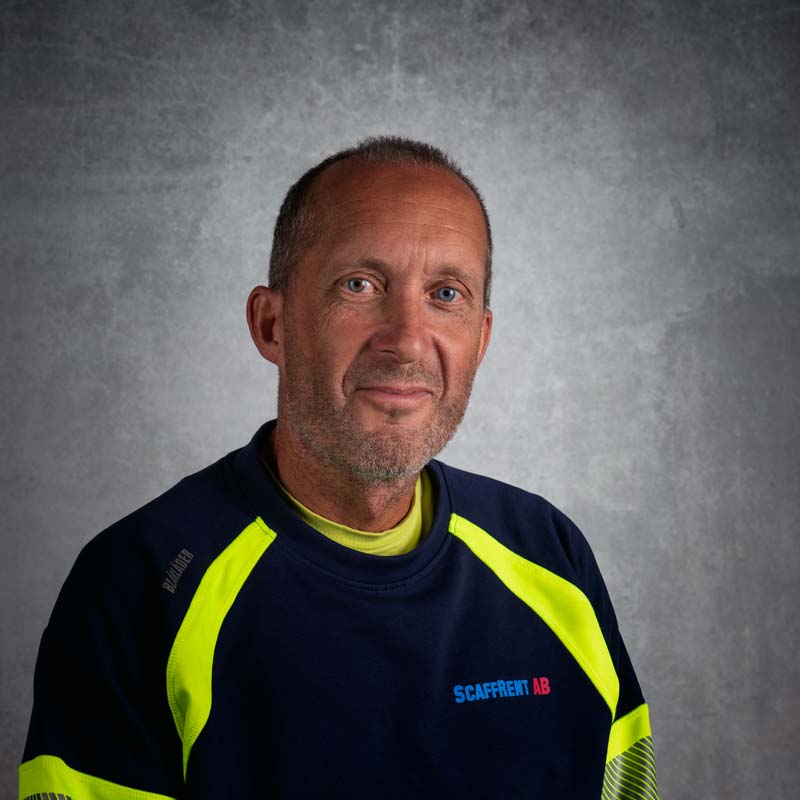 Porträttbild på Scaffrents Hans-Peter Eriksson