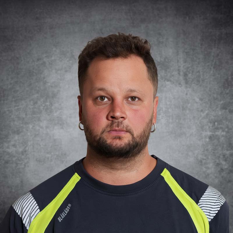 Ställningsbyggare Jim Berg